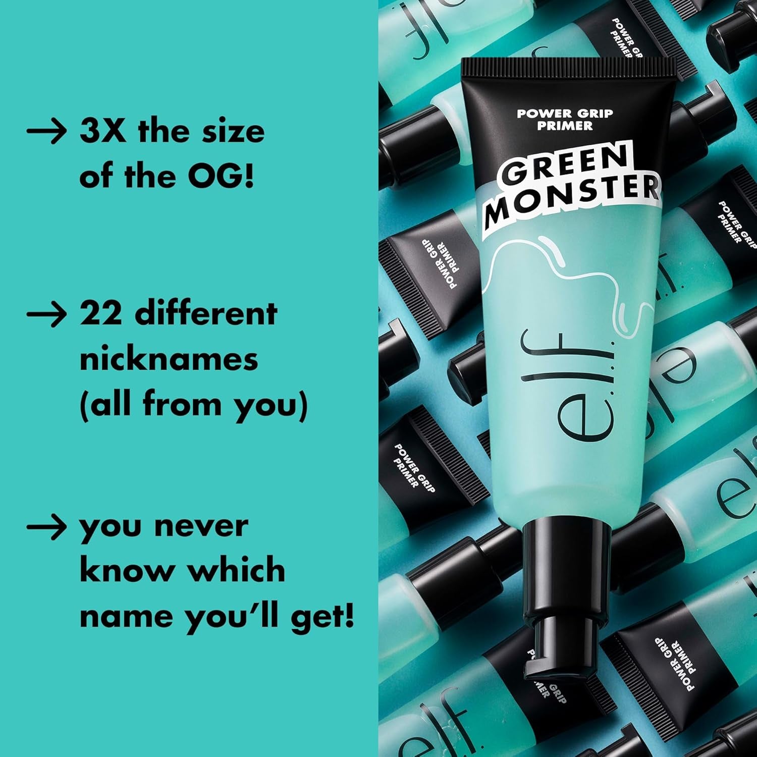 Power Grip Primer Jumbo, Gel-Based & Hydrating Face Primer for Smoothing Skin & Gripping Makeup, Moisturizes & Primes, 2.5 Oz