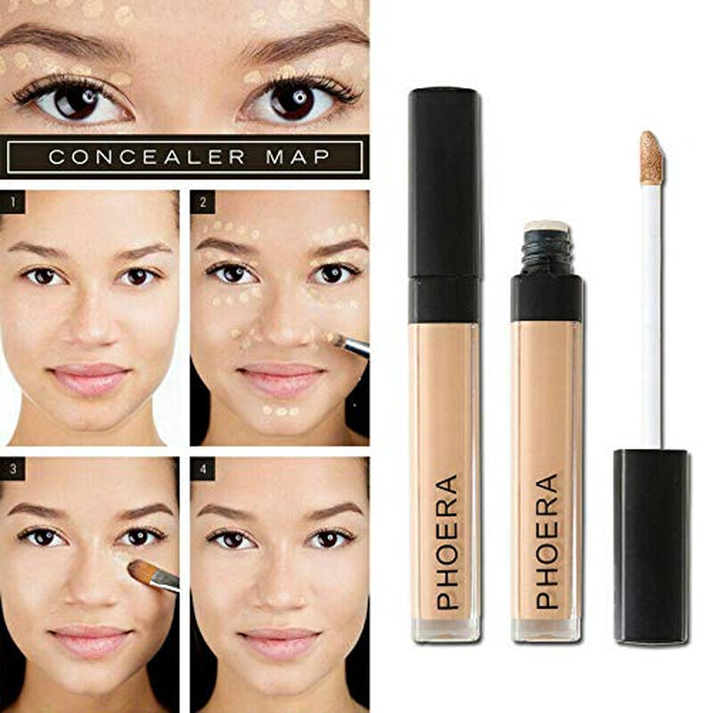 AQUAPURITY  Liquid Concealer Full Coverage Makeup Face Moisturizer Foundation Conceal under Eye Dark Circles (101 LIGHT)