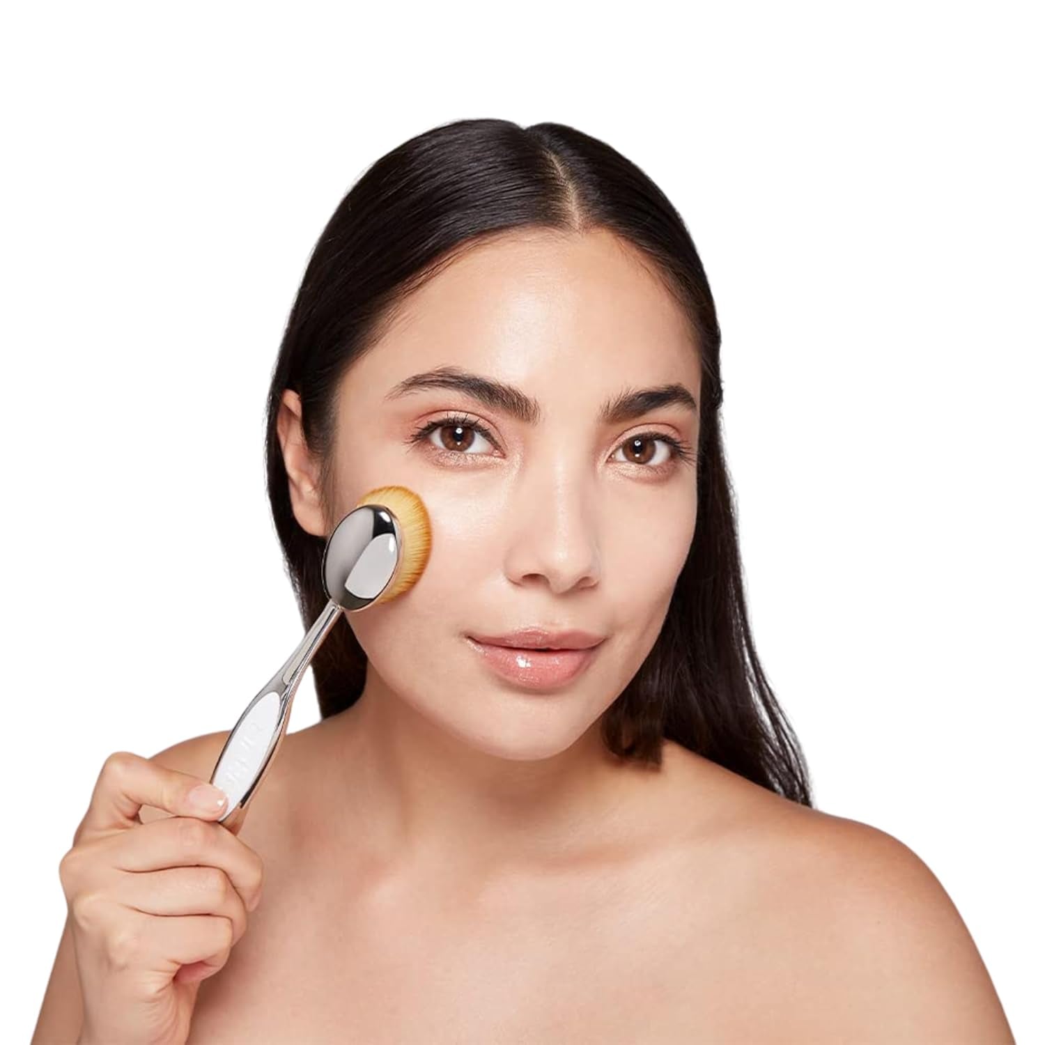 Elite Oval 7 Brush | Oval Makeup Brush | Luxury Synthetic Foundation Brush | Ideal for Foundation, SPF, Skincare | Use with Liquids, Powders, and Creams | Creates Airbrush Finish