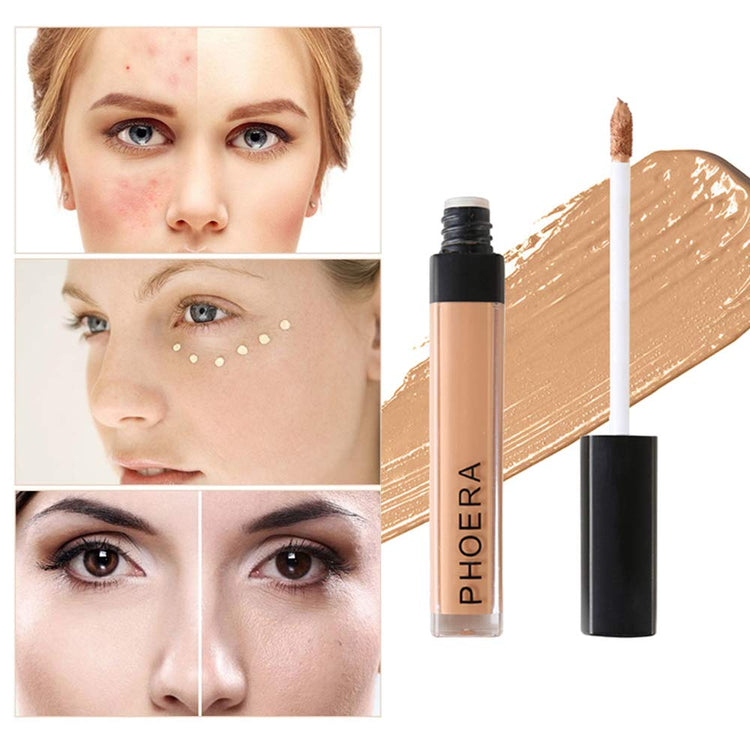 AQUAPURITY  Liquid Concealer Full Coverage Makeup Face Moisturizer Foundation Conceal under Eye Dark Circles (101 LIGHT)