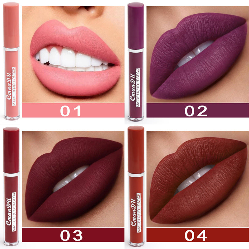 Labial Mate Waterproof Yahfi – Color Intenso Larga Duración