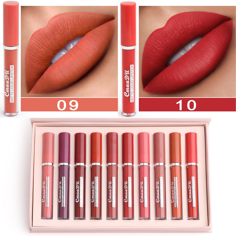 Labial Mate Waterproof Yahfi – Color Intenso Larga Duración