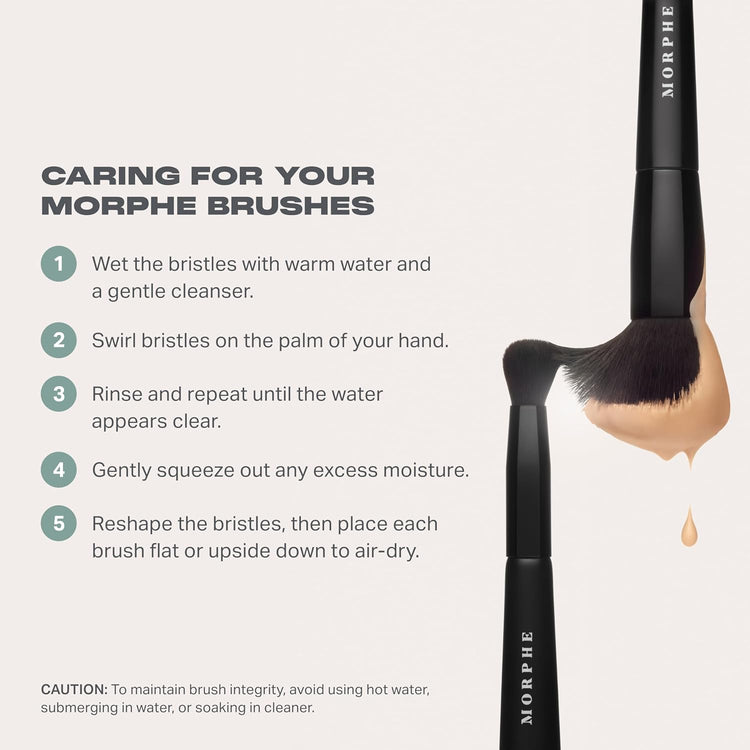 MUA Life Makeup Brushes - 20 Piece Makeup Brush Set of Eye and Face Brushes - Made with Synthetic Bristles and Includes Carrying Case (20 Count)