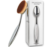 Elite Oval 7 Brush | Oval Makeup Brush | Luxury Synthetic Foundation Brush | Ideal for Foundation, SPF, Skincare | Use with Liquids, Powders, and Creams | Creates Airbrush Finish