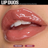 Limited Edition Pink Kit Juicy Bombshell Lip Duo - Lip Pencil and Lip Gloss - Travel Size