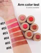 Matte Blush Stick Creamy Natural Looking Finish Face Blush Long-Lasting Lightweight Buildable Blushes Stick for Cheeks (Color H01)