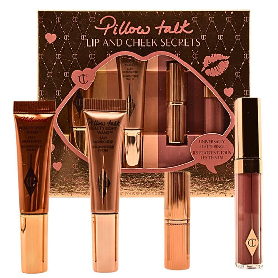 Pillow Talk Lip and Cheek Secrets, 0.12 Fl Oz, Set of 4 Pieces