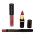 Mini Divine Rose Lip Trio for Women - 3 Pc 0.14Oz Mattetrance Lipstick, 0.15Oz Mini Lusto Gloss, 0.042Oz Permagel Ultra Lip Pencil