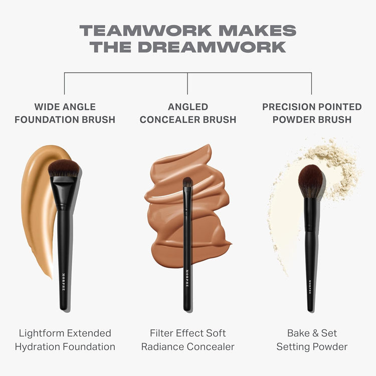MUA Life Makeup Brushes - 20 Piece Makeup Brush Set of Eye and Face Brushes - Made with Synthetic Bristles and Includes Carrying Case (20 Count)