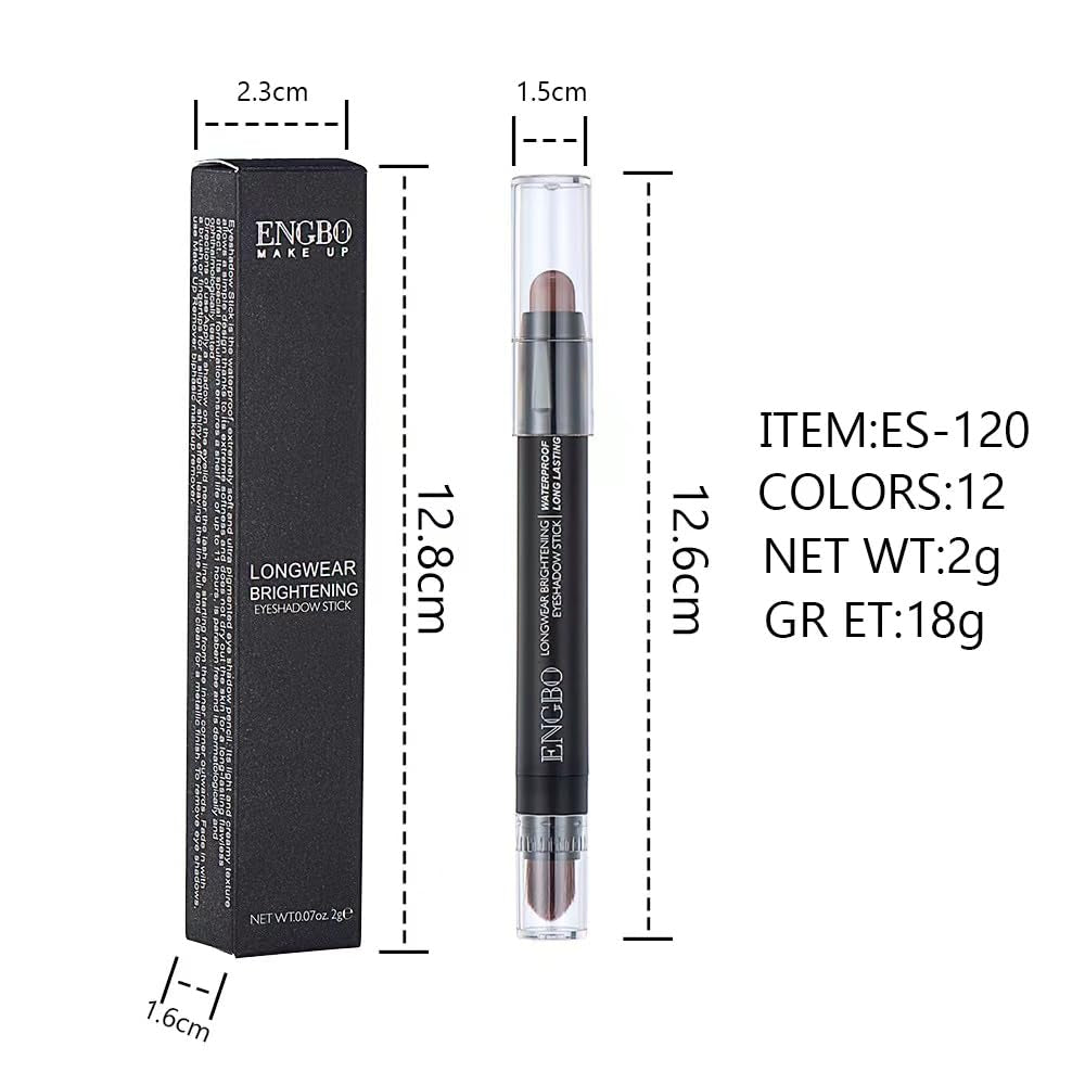 Eyeshadow Waterproof Eyeshadow Stick, Pearl Shimmer (04)