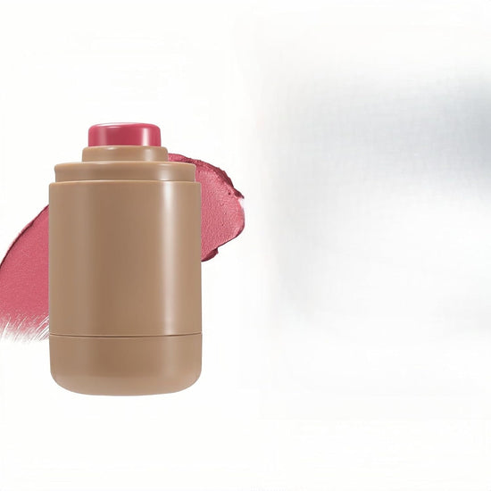 Matte Blush Stick Creamy Natural Looking Finish Face Blush Long-Lasting Lightweight Buildable Blushes Stick for Cheeks (Color H01)