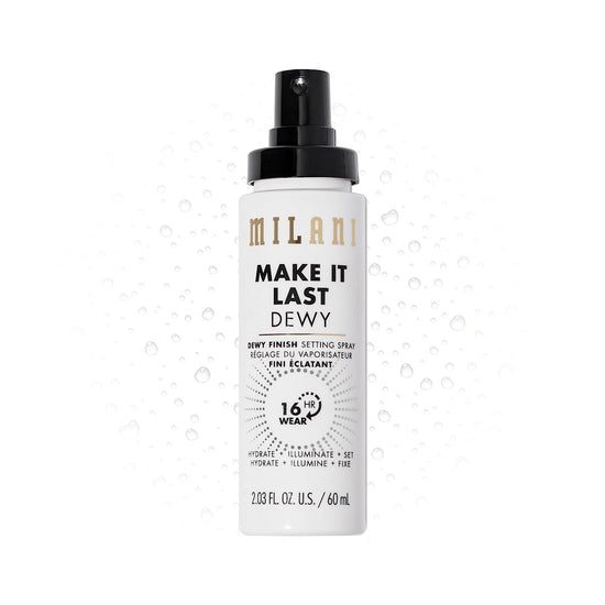 Make It Dewy Setting Spray 3 in 1- Hydrate + Illuminate + Set (2.03 Fl. Oz.) Makeup Finishing Spray - Makeup Primer & Hydrating Setting Spray