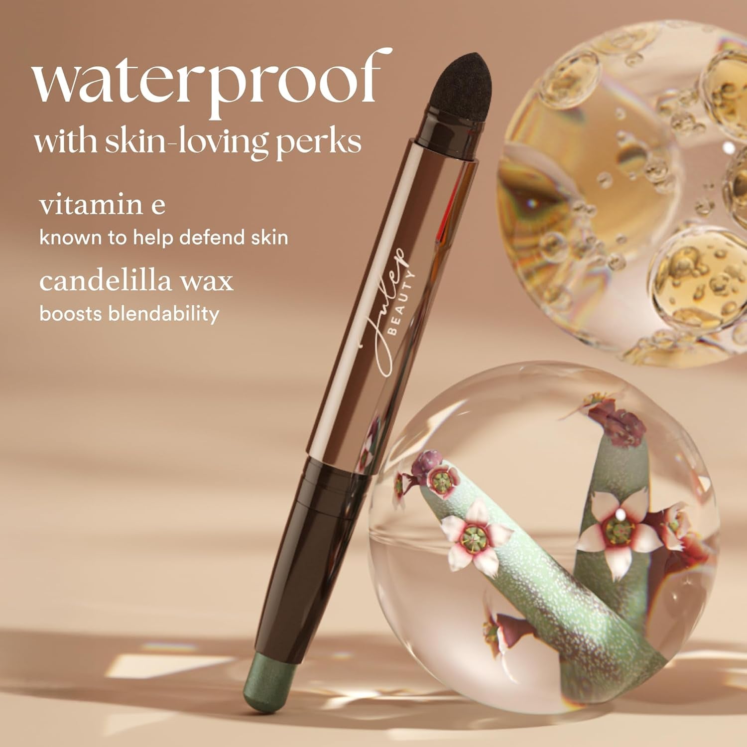 Eyeshadow 101 Cream-To-Powder Waterproof Shadow Stick – Putty Matte – Long-Lasting, Crease-Proof, Neutral & Soft Matte Eyeshadow with Built-In Smudger