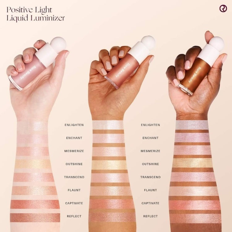 By Selena Gomez Positive Light Liquid Luminizer Highlight - Enlighten - Champagne