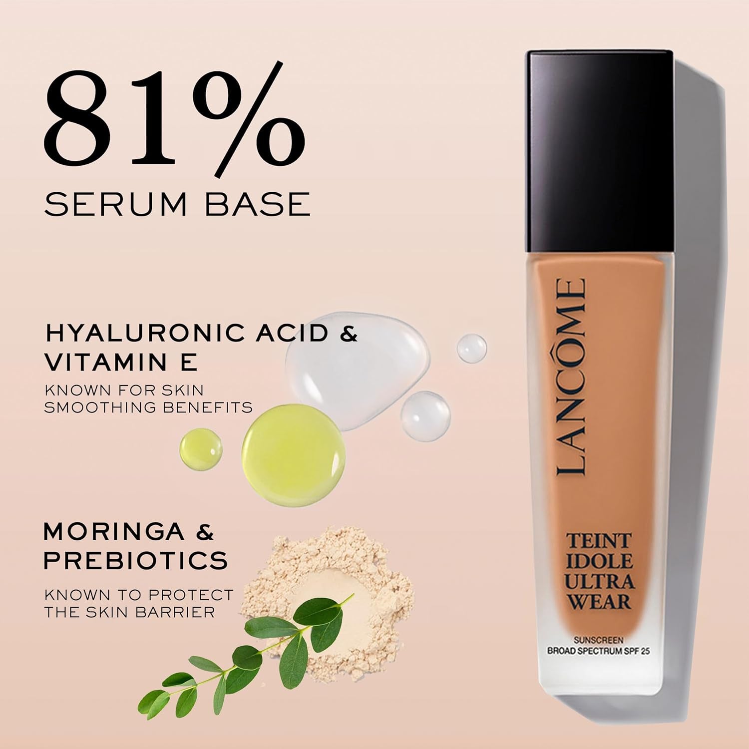 Teint Idole Ultra Wear Buildable Full Coverage Foundation - Longwearing & Waterproof - Natural Matte Finish