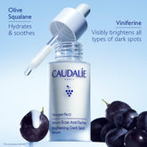 Caudalie Vinoperfect Brightening Trio, Vinoperfect Dark Spot Serum Vitamin C Alternative 30 Ml, Dark Spot Brightening Moisturizer with Niacinamide 50 Ml, and Glycolic Peel Mask 75 Ml