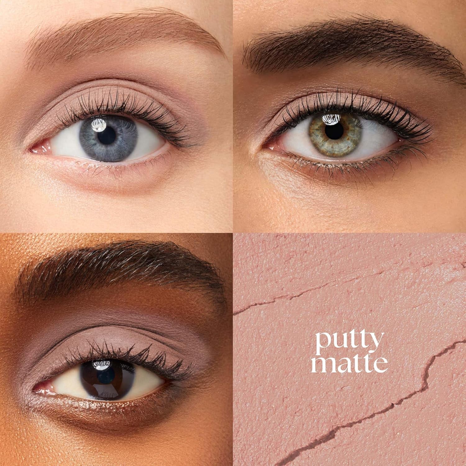 Eyeshadow 101 Cream-To-Powder Waterproof Shadow Stick – Putty Matte – Long-Lasting, Crease-Proof, Neutral & Soft Matte Eyeshadow with Built-In Smudger