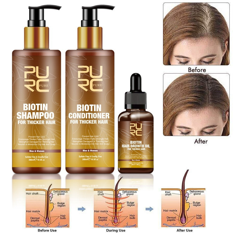 Kit PURC Biotina & Jengibre – Fortalece Cabello | Yahfi