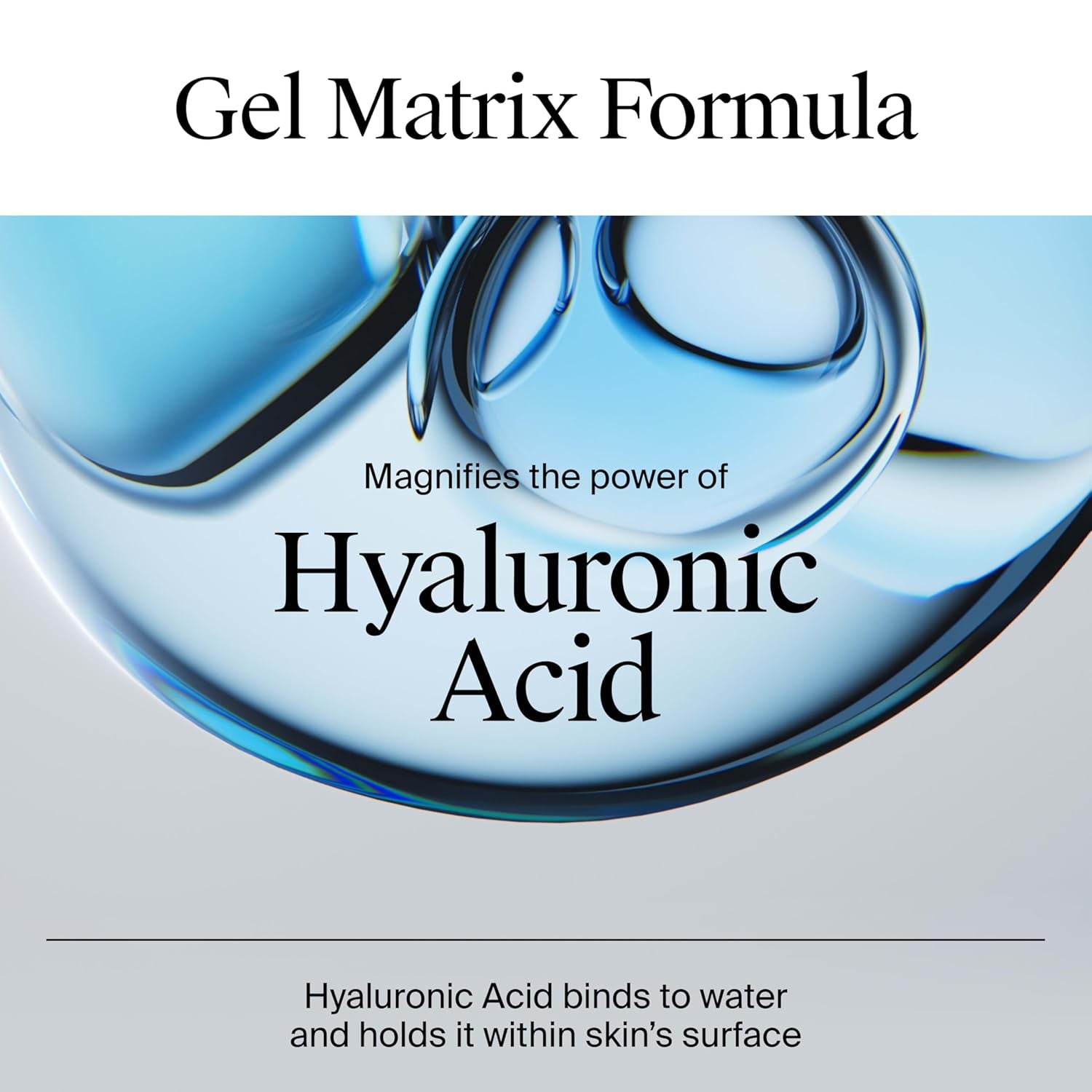 Hydro Boost Water Gel, 24 Hr Hydration for Normal/Oily Skin, Signature Fragrance, Face Moisturizer with Hyaluronic Acid, Skin Care for Juicy, Deeply Hydrated Skin, 1.7 Oz