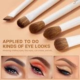 Makeup Brushes 14Pcs Makeup Brush Set Premium Synthetic Powder Foundation Contour Blush Concealer Eye Shadow Blending Liner Make up Brush Kit Light Grey T329