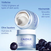 Caudalie Vinoperfect Brightening Trio, Vinoperfect Dark Spot Serum Vitamin C Alternative 30 Ml, Dark Spot Brightening Moisturizer with Niacinamide 50 Ml, and Glycolic Peel Mask 75 Ml