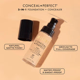Conceal + Perfect 2-In-1 Foundation + Concealer, Golden Tan