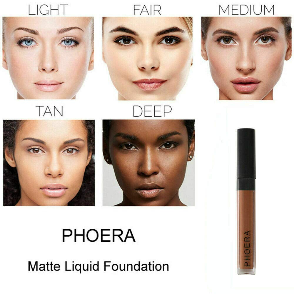 AQUAPURITY  Liquid Concealer Full Coverage Makeup Face Moisturizer Foundation Conceal under Eye Dark Circles (101 LIGHT)