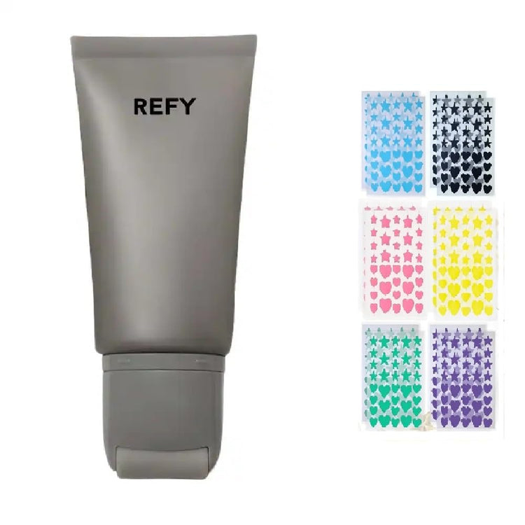 R.E.F.Y Glow and Sculpt Face Serum Primer with Niacinamide (1.4 Oz / 40 Ml) + Bonus Acne Patch (36 Pieces)