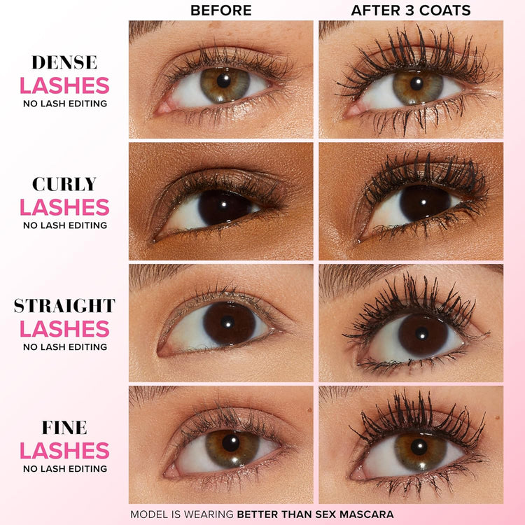 Better than Sex Volumizing Mascara | Volume, Length + Peptides