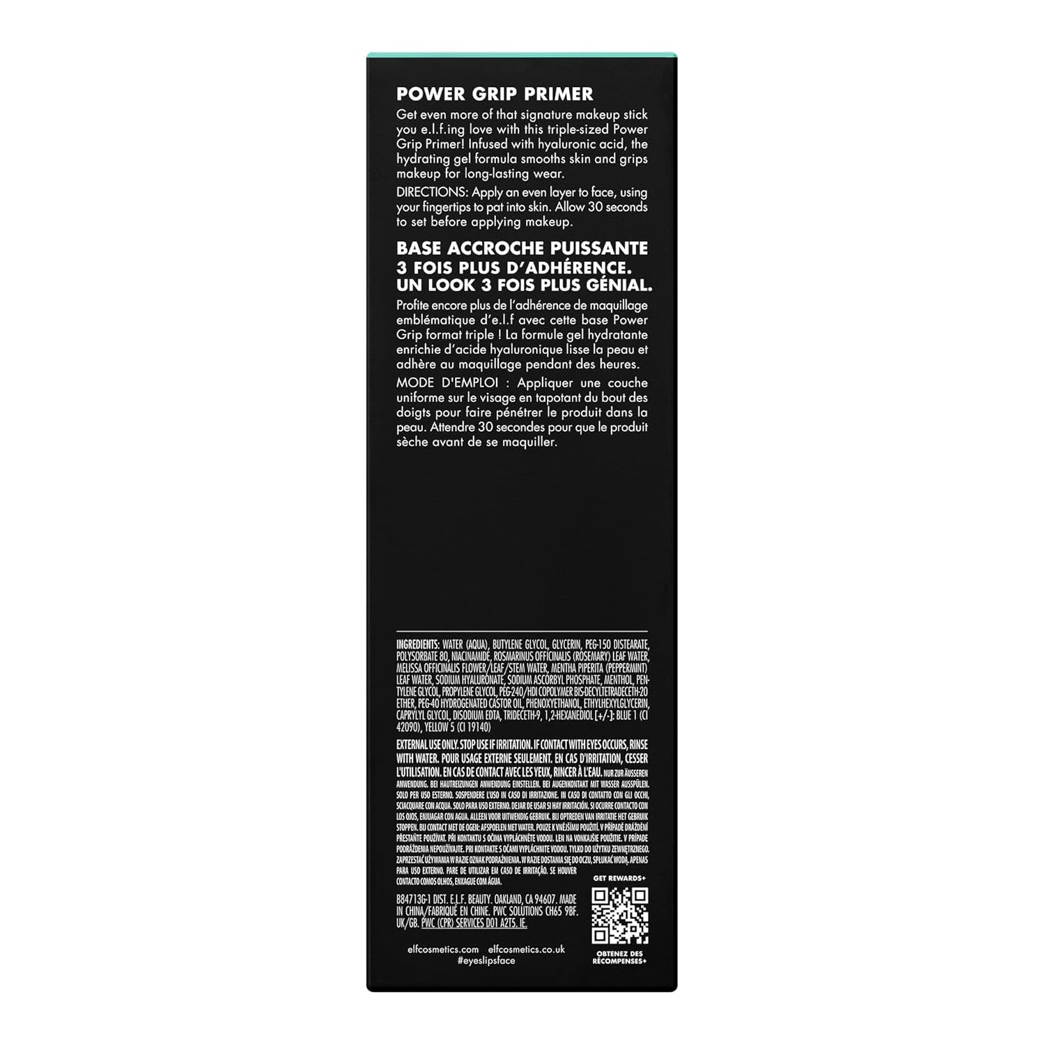 Power Grip Primer Jumbo, Gel-Based & Hydrating Face Primer for Smoothing Skin & Gripping Makeup, Moisturizes & Primes, 2.5 Oz