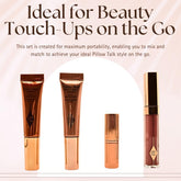 Pillow Talk Lip and Cheek Secrets, 0.12 Fl Oz, Set of 4 Pieces