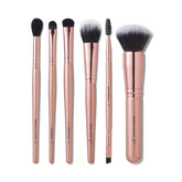 Flawless Face Kit, 6-Piece Brush Collection, Brushes for Face, Eyes & Brows, Vegan & Cruelty-Free