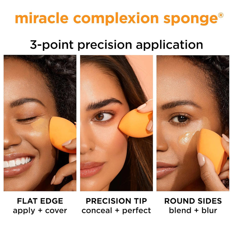 5 Piece Everyday Essentials Makeup Brush Set, Includes 4 Brushes & Makeup Sponge, for Foundation, Blush, Bronzer, Contour, Eyeshadow, & Powder, Travel Gift Set, Cruelty-Free & Vegan