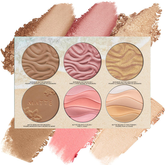 Butter Palette, Nourishing Bronzer, Blush, Highlighter, and Moisturizing Face Powder Blend, Cruelty Free - Dream Team