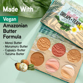 Butter Palette, Nourishing Bronzer, Blush, Highlighter, and Moisturizing Face Powder Blend, Cruelty Free - Dream Team