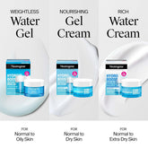 Hydro Boost Water Gel, 24 Hr Hydration for Normal/Oily Skin, Signature Fragrance, Face Moisturizer with Hyaluronic Acid, Skin Care for Juicy, Deeply Hydrated Skin, 1.7 Oz